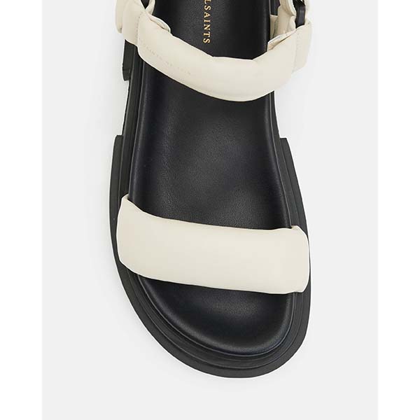 Allsaints Australia Womens Helium Leather Sandals White AU69-872